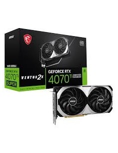 Tarjeta grafica msi geforce rtx 4070 ti super 16g ventus 2x oc - 16gb gddr6x