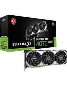 Tarjeta grafica msi geforce rtx 4070 super 12g ventus 2x oc - 12gb gddr6x