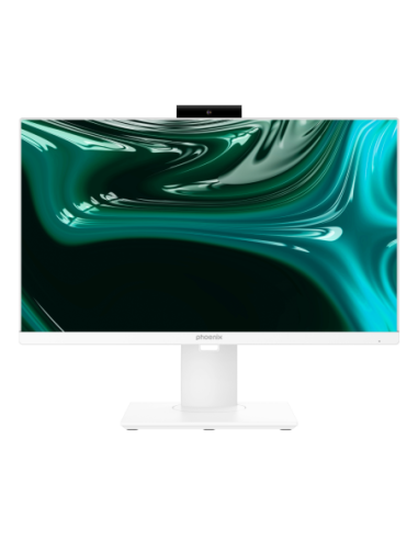 Ordenador pc all in one aio phoenix unity 23.8 pulgadas fhd ajustable altura y rotativo - web cam - intel i5 12400 - 1 tb ssd